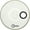 24 in., variant on Regulator RSM Off-Set Hole Bass Drum Head Gloss White