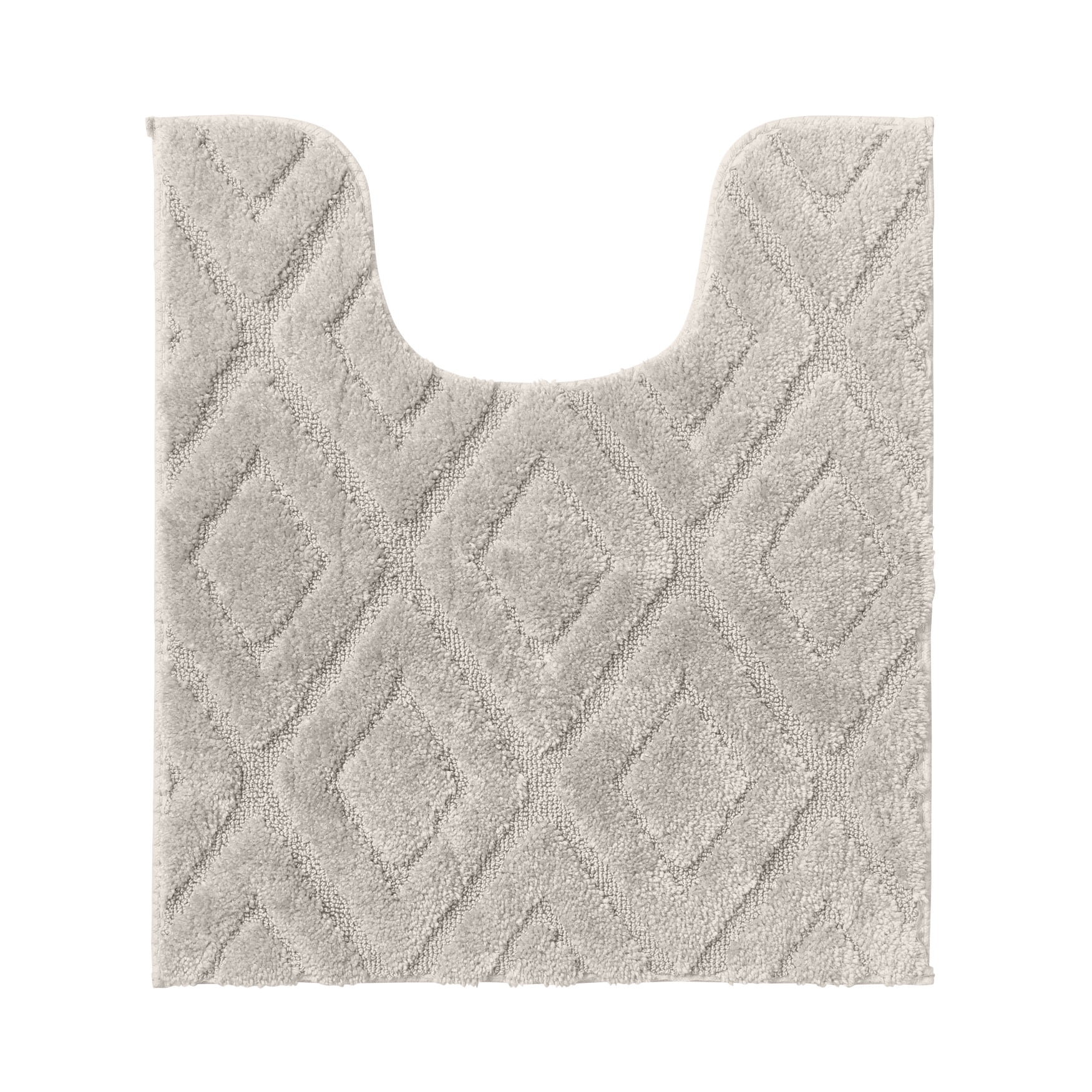 BrylaneHome Diamond Contour Bath Rug