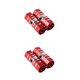 thumbnail image 4 of Greeniant Pedal de bicicleta de montaña, 1 par, Pedal de eje Hexagonal para bicicleta de montaña, clavijas para acrobacias de pie de aleación, ranuras rojo 2piezas Greeniant CBP098239, 4 of 5