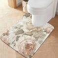thumbnail image 2 of Yayeee Bath Rugs for Bathroom Floor Set of 2 Non Slip Fluffy Soft Absorbent Mat, Lace and Floral, 2 of 7