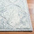 thumbnail image 3 of SAFAVIEH Restoration Vintage Isla Geometric Area Rug, Blue/Ivory, 6' x 6' Square, 3 of 8