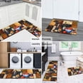 thumbnail image 2 of Culturalnav Red Wine Kitchen Mat Set of 2 Non Slip Kitchen Runner Rug Throw Rugs Indoor/Outdoor Floor Mat for Home Kitchen-17*24 + 17*47 inches, 2 of 5