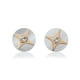 thumbnail image 1 of Aretes de oro 14k GIALLO Broquel GIALLO COLLECTION Estrella de belén oro amarillo madre perla circonias brillantes, 1 of 5