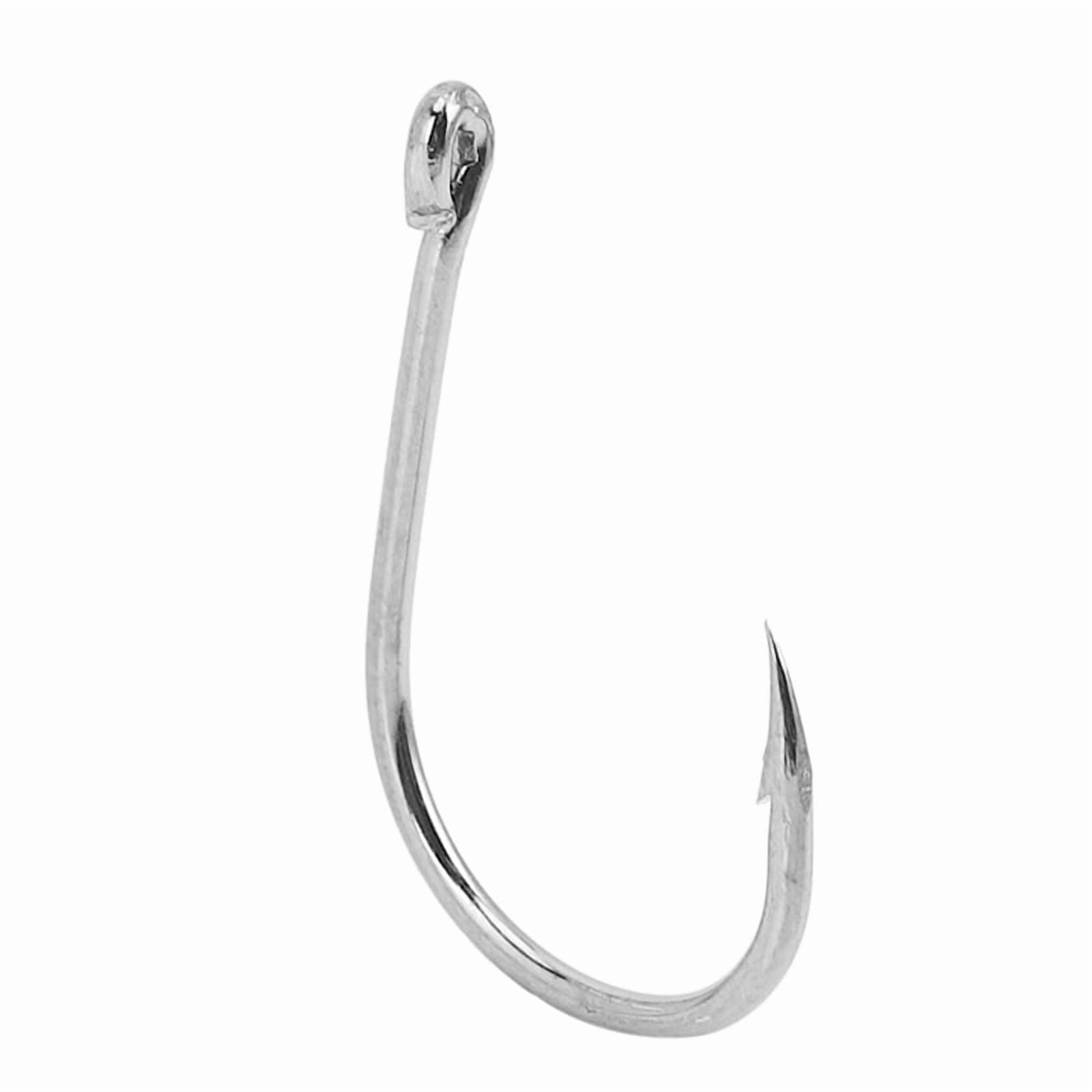 2500Pcs Mixed Size 3-12 High Carbon Steel Carp Fishing Hooks Pack with Hole with Retail Box Jigging Bait