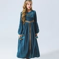 thumbnail image 1 of LOVZFMLL Robe en Chiffon pour Enfants d'Âge Moyen et Jeunes Robe d'Été à Épaules Inclinées, 1 of 9