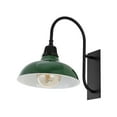 thumbnail image 7 of JONATHAN Y Stanley 12.25" 1-Light Farmhouse Industrial Indoor/Outdoor Iron LED Gooseneck Arm Outdoor Sconce, Green, 7 of 7