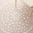 thumbnail image 6 of SAFAVIEH Metro Denholm Medallion Area Rug, Dark Pink/Ivory, 5' x 8', 6 of 8
