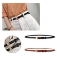 thumbnail image 3 of Jupe Ceinturée en PU Extensible et Ajustable pour Femmes, Passe-Partout, Taille Étroite, 3 of 8