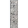thumbnail image 1 of Amer Rug FAI226710 Fairmont Gray Bordered Runner Rug - 2 ft. 6 in. x 7 ft. 10 in., 1 of 1
