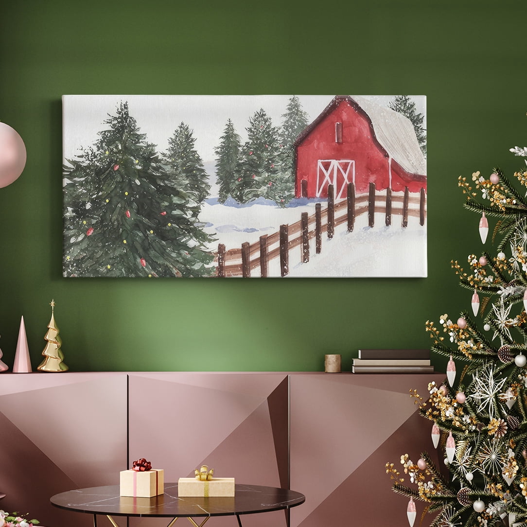 Winter Cardinal Collection D- Gallery Wrapped Canvas