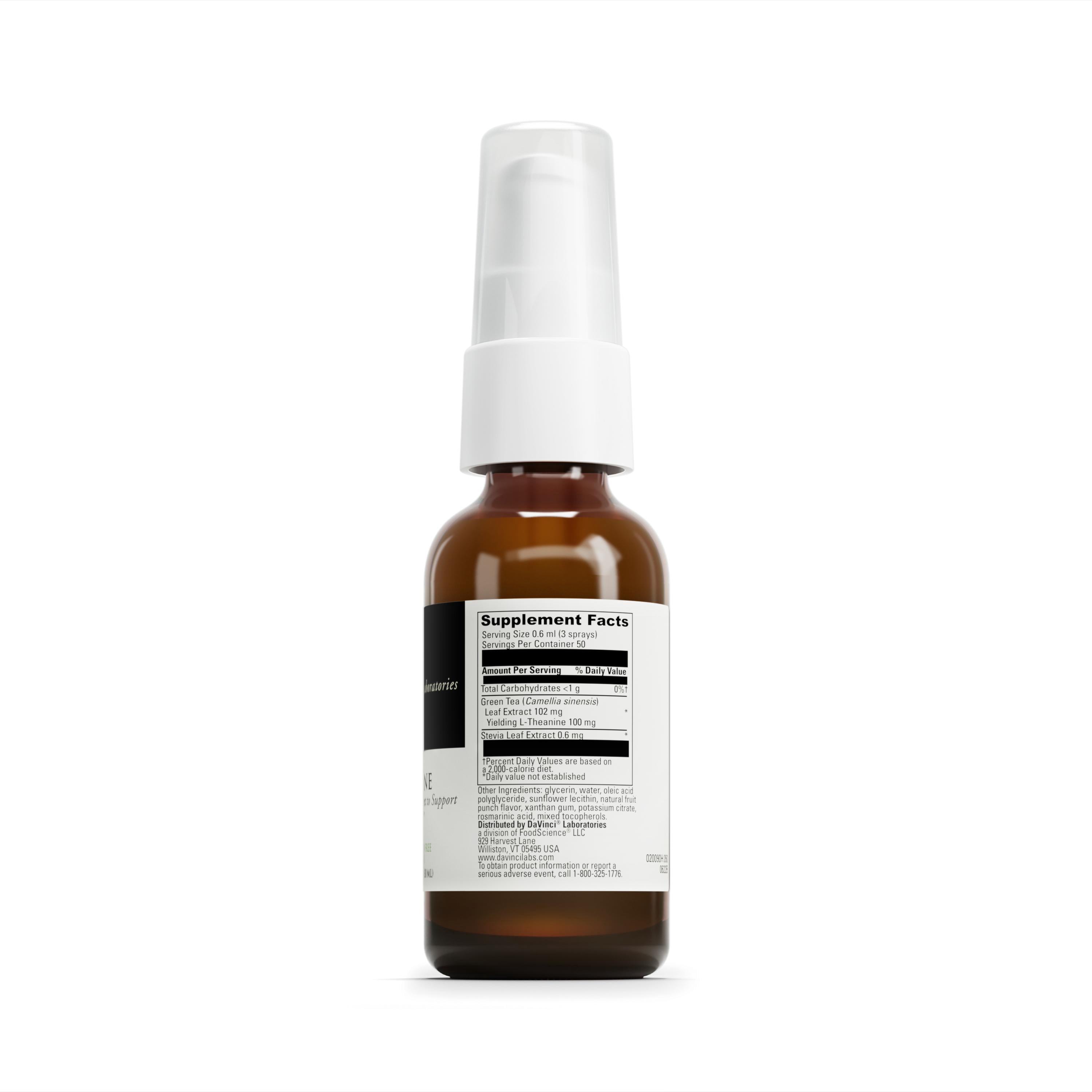 DaVinci Labs Liposomal L-Theanine - Support Brain Health & Sleep* - 50 Servings - 30 ml