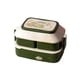 thumbnail image 1 of Kearding Fiambrera Adorable para el hogar, oficina, escuela, compartimentos, microondas, Bento, cajas de almacenamiento, contenedor de comida para niños, Cocina y Comedor Verde L Kearding HA069716-03, 1 of 6