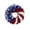 Multicolor, variant on Kbndieu 4th of July Patriotic Wreath for Front Door Red White and Blue Flower Wreath for Window Wall Patio Decor Independence Day Memorial Day Flag Day Veterans Day
