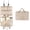 Beige, variant on Travel Clothes Organizer Portable Hanging Compression Packing Cubes Camp Organizer Travel Cases Suitcase Storage Large Capacity Carry On Closet (Beige)