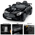 thumbnail image 4 of VOLTZ TOYS Licensed Mercedes-Benz AMG GTR 12V Kids Ride On Car - Electric Sports Car with Remote Control, LED Lights & Music - Black, 4 of 6