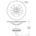 thumbnail image 2 of Elkay Lkpdqs Perfect Drain 3-1/2" Basket Strainer - Putty, 2 of 7