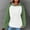 Green, variant on HOMBOM Womens Waffle Sweatshirt Heavyweight Trendy Pullover with Pocket Colorblock Long Sleeve Hooded Green Tops for Women