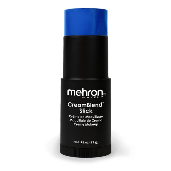 Crema de maquillaje Blend Stick Mehron Face Paint 21 g Blue Halloween
