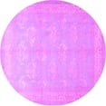 thumbnail image 1 of Ahgly Company Indoor Round Persian Purple Traditional Area Rugs, 8' Round, 1 of 4