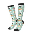 thumbnail image 2 of Balery Kawaii Sushi Printed Novelty Socks Men's Women's Crew Socks Sports Socks Knee High Socks Cotton Socks Quirky and Cool Socks, 2 of 9