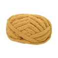 thumbnail image 4 of Hilo de lana grueso Hilo de peso Hilo de tejer a mano Hilo de verano Jumbo Hilo voluminoso para tejer bufandas Mantas Tejido Macramé Cama para Jengibre amarillo, 4 of 8