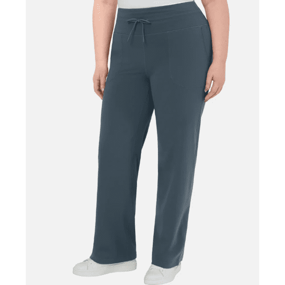 MONDETTA WOMENS GRAY HIGH RISE STRAIGHT LEG PANTS XXL