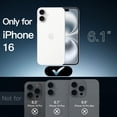 thumbnail image 2 of JETech Magnetic Case for iPhone 16 6.1-Inch Compatible with MagSafe, Shockproof Phone Bumper Cover, Anti-Scratch Clear Back (Clear), 2 of 6