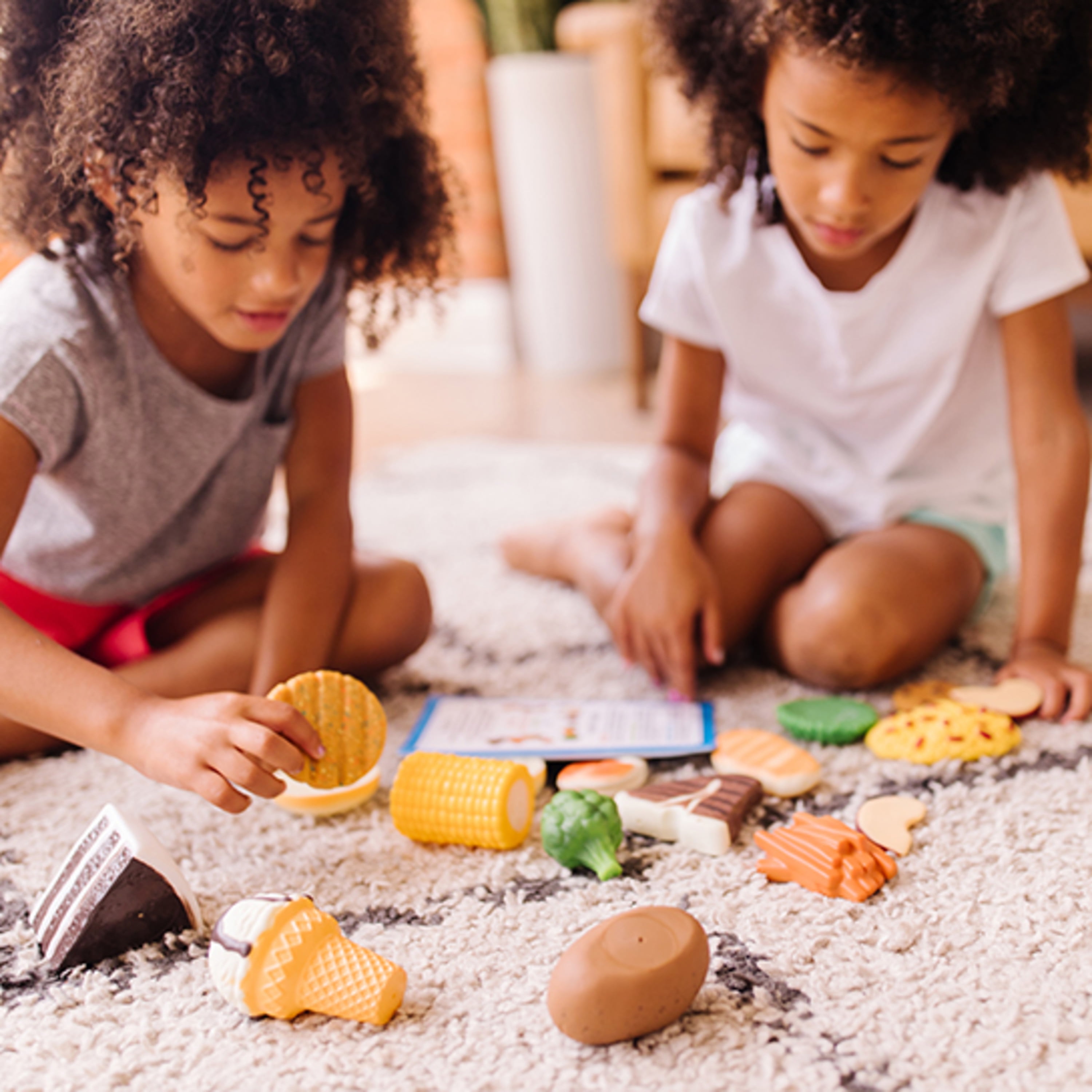 Melissa & Doug Fun Food Combine & Dine Durable Play Food for Toddlers Boys and Girls