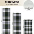thumbnail image 4 of Blue Green Plaid Checkered Pattern Kitchen Rugs Sets Of 3,Kitchen Runner Rugs Non Skid Washable,Decorative Kitchen Floor Mats for Kitchen,Sink,Laundry,17"x30"+ 17"x47" + 17"x59", 4 of 6