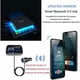 thumbnail image 3 of Transmisor Fm Bluetooth para Radio de Coche, Hidou Adaptador Bluetooth 5.0 para Receptor de Radio de Coche con Cargador de Mechero de 7 Colores, Qc3.0/2.4a, Siri Google Assistant, Kit Manos, 3 of 6