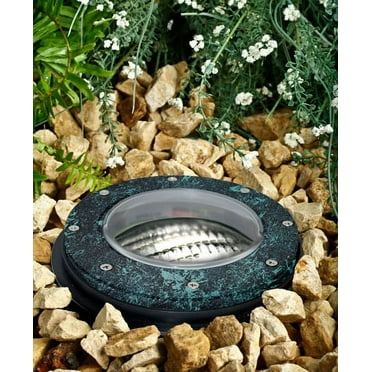 Dabmar Lighting LV301-VG-SLV 12V MR16 Well Light without Grill & PVC Sleeve, 20W - Verde Green