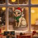 thumbnail image 5 of Decoración del hogar, decoración de la habitación, decoración de la pared Adorno de animales abrazados Colgante plano de acrílico Colgante conmemorativo de fiesta del día un decorativo, 5 of 6