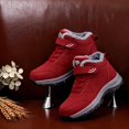 thumbnail image 2 of Winter Men's Anti-Slip Fleece Snow Boots, Thick Cotton Padded Warm Short Boots for Couple Matching, 2 of 5