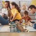 thumbnail image 4 of Dinosaur Slide Track Toy Educational Learning Playset Kids Indoor Automatic Climbing Ladder Plastic Construction Play, 4 of 5
