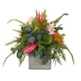 thumbnail image 2 of Jenny Silks Assorted Tropical Flowers and Greens Silk Flower Arrangement in Pot - 13W  x13D x 15H, 2 of 4