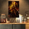 thumbnail image 1 of Paris Paris Tour Eiffel sur Fond Fantastique - Impression sur Toile Paysage Urbain, 1 of 3