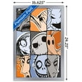 thumbnail image 3 of Disney Tim Burton's The Nightmare Before Christmas - Anniversary Wall Poster, 14.725" x 22.375", Framed, 3 of 3