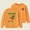 Orange, variant on Cethrio Kids Boys Sweatshirts, Casual Long Sleeve Printed Pullover Tops Wine Size 5-6 T