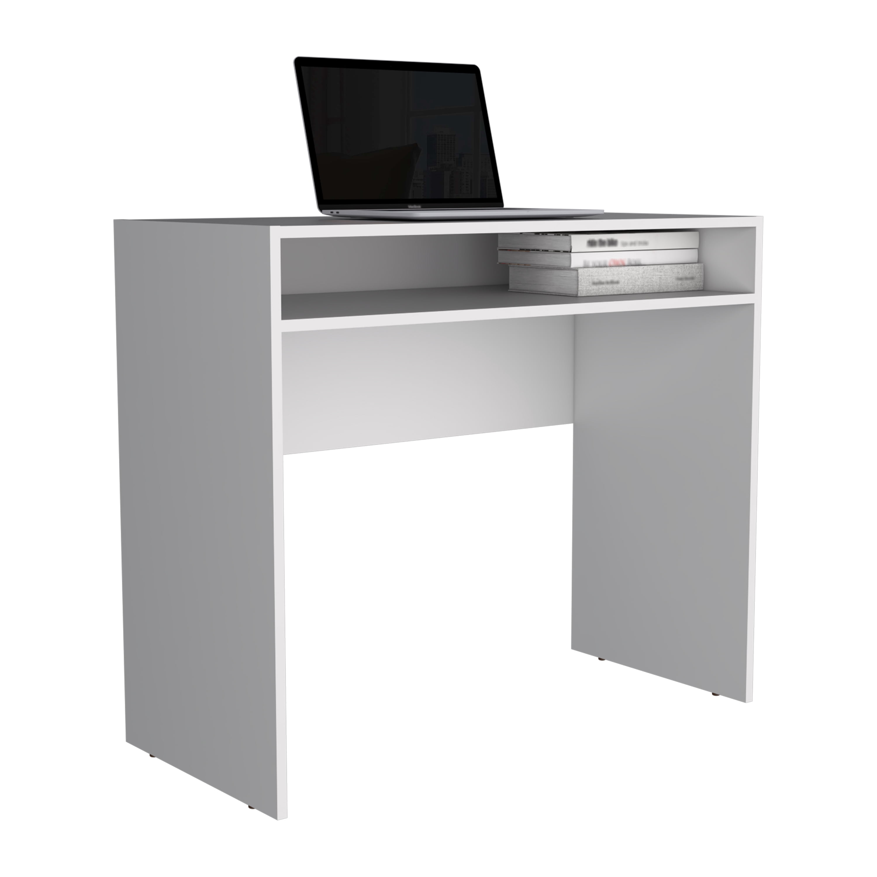 Astoutdoor Stella 35" Wide Writing Desk with Shelf