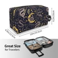 thumbnail image 3 of Uemuo Snake Sleep Pattern Portable Toiletry Bags with Handle, Waterproof travel Make up Bags for Women, Large Capacity Travel Cosmetic Bags, 3 of 9