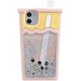 thumbnail image 1 of IBAOLEA Cute Case Compatible with iPhone Xs Max, Creative Fun 3D Cartoon Cookies Quicksand Bubble Tea Design Soft Silicone Bumper Shockproof Protective Case (Milk Tea, iPhone Xs Max), 1 of 6