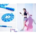 thumbnail image 2 of 9ft Soft Beaded Jump Rope Adjustable Tangle Rope Free Segment Fitness Jump Rope, 2 of 2