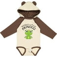 thumbnail image 3 of Inktastic Daddy's Little Princess- cute frog Girls Long Sleeve Baby Bodysuit, 3 of 5