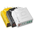 thumbnail image 6 of 8-Port Fast Charging USB Hub, 4 USB-C and 4 USB-A Charger Station, 150W Multi-Interface QC3.0 Quick Charger, Simultaneous Charging for Multiple Devices in Home Office, 6 of 6