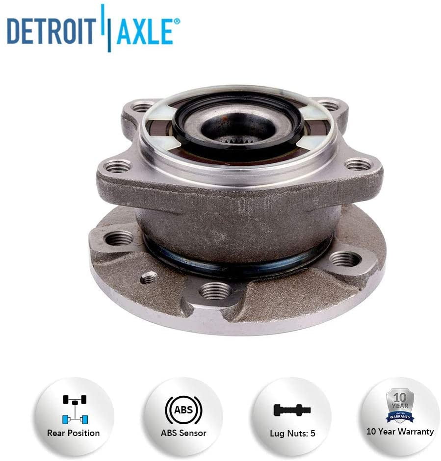 Front & Rear Wheel Hub and Bearing for 2003 2004 2005 2006 2007 Volvo XC90 AWD