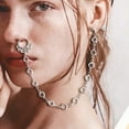 thumbnail image 1 of Nose Ring Chain, Nose To Ear Chain Non Piercing Fine Workmanship  for Holiday or Daily Life ZW2758 One Size, 1 of 7