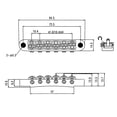 thumbnail image 2 of Guitar Roller Saddle Guitar Saddles Professional Saddle for Guitar, 2 of 6