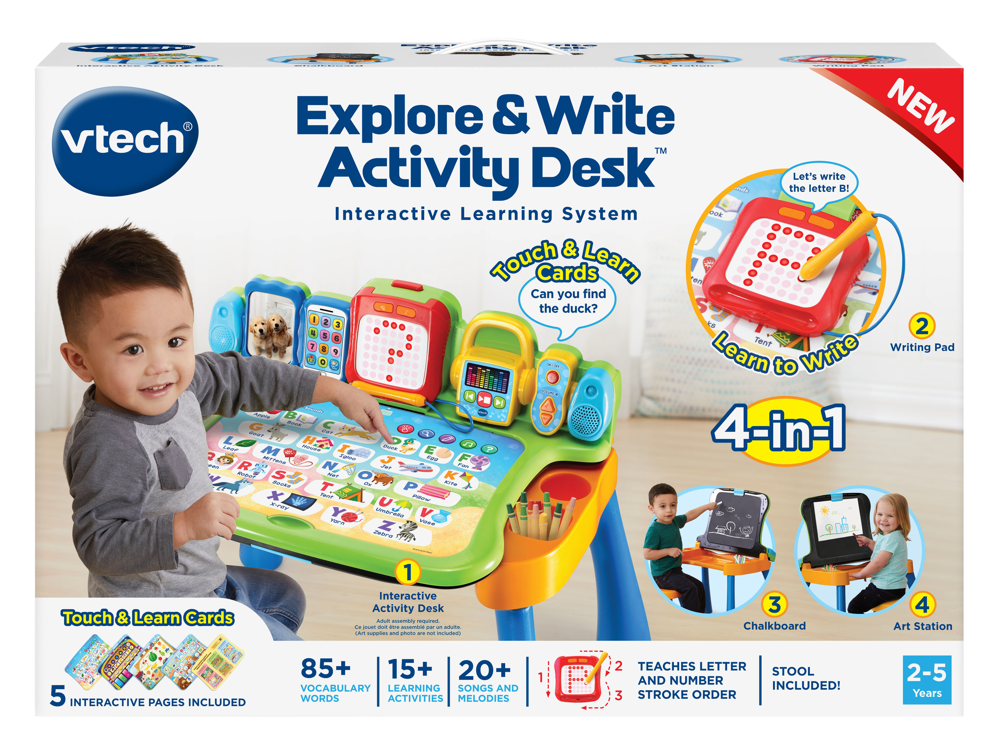 VTech Explore & Write Activity Desk Easel Art Table Learn Preschool