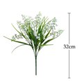 thumbnail image 3 of Artificial Orchid Flowers Realistic: 5PCS Fake Flower Stems Faux Leaves Picks, 3 of 10