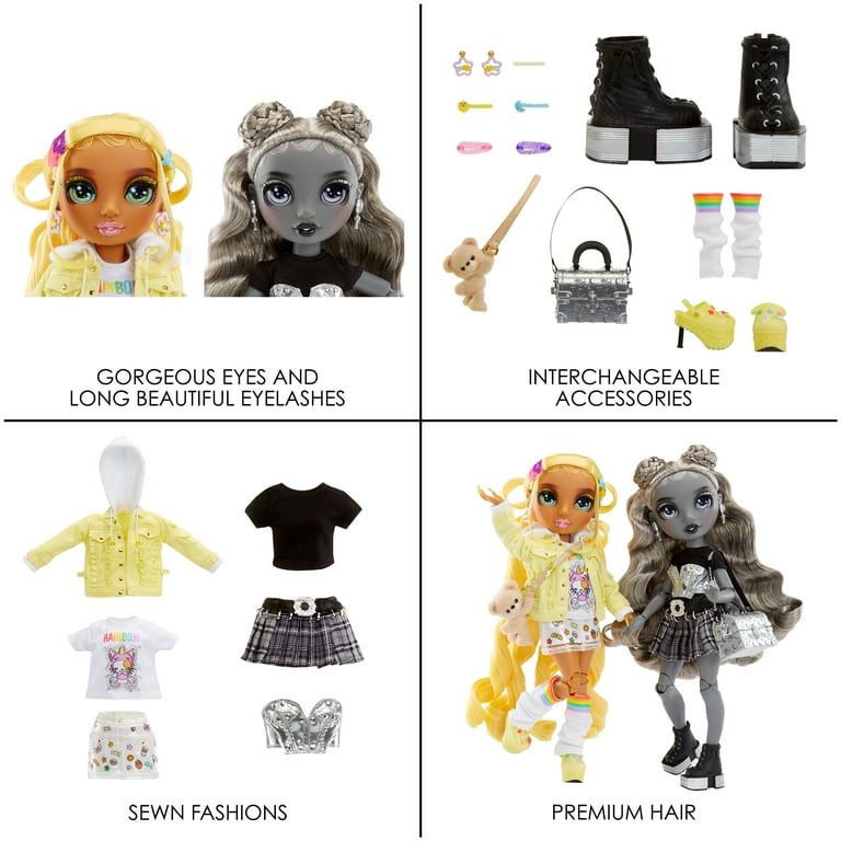 Rainbow High Shadow High Madison Twins 2 Pack - SUNNY & LUNA - Fashion  Dolls with Yellow & Grey Designer Mix & Match Outfits with Accessories -  Great